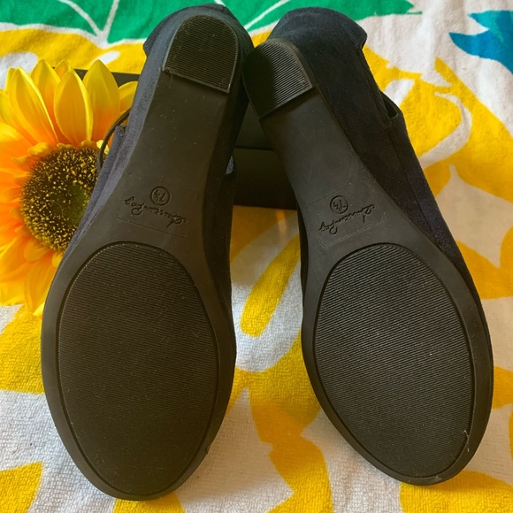 American Rag Cie Navy Miley Chop out Wedges 7.5M - Picture 5 of 8